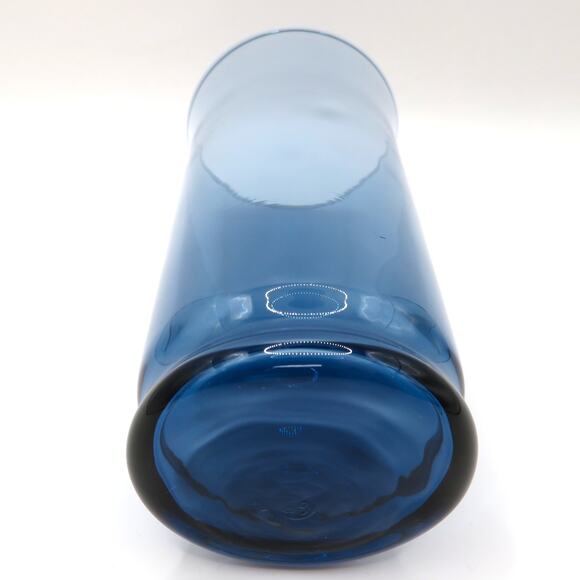 Vintage Set of 10 Libbey Smokey Blue Bolero Beverage Glass Tumblers 12oz MCM - Picture 7 of 10